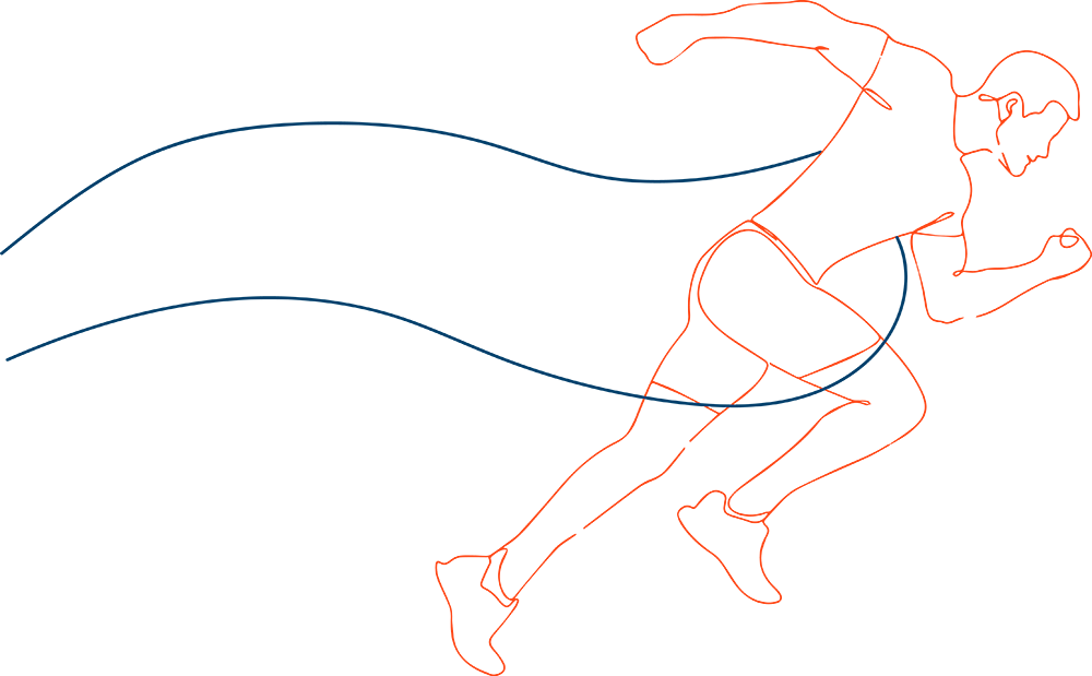 Fondo entrenador de running